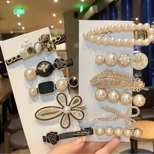 😎😎😎3 for 12 😎😎😎Rhinestone and Pearl Hair Pins